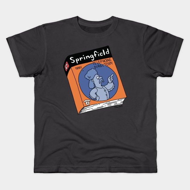 Springfield telephones Kids T-Shirt by TeeAguss